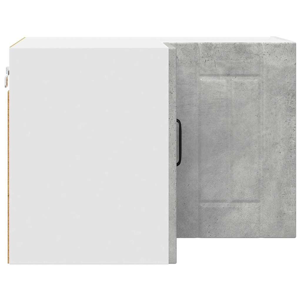 Vegghjørneskap LUCCA Betonggrå 57 x 57 x 40 cm Konstruert tre