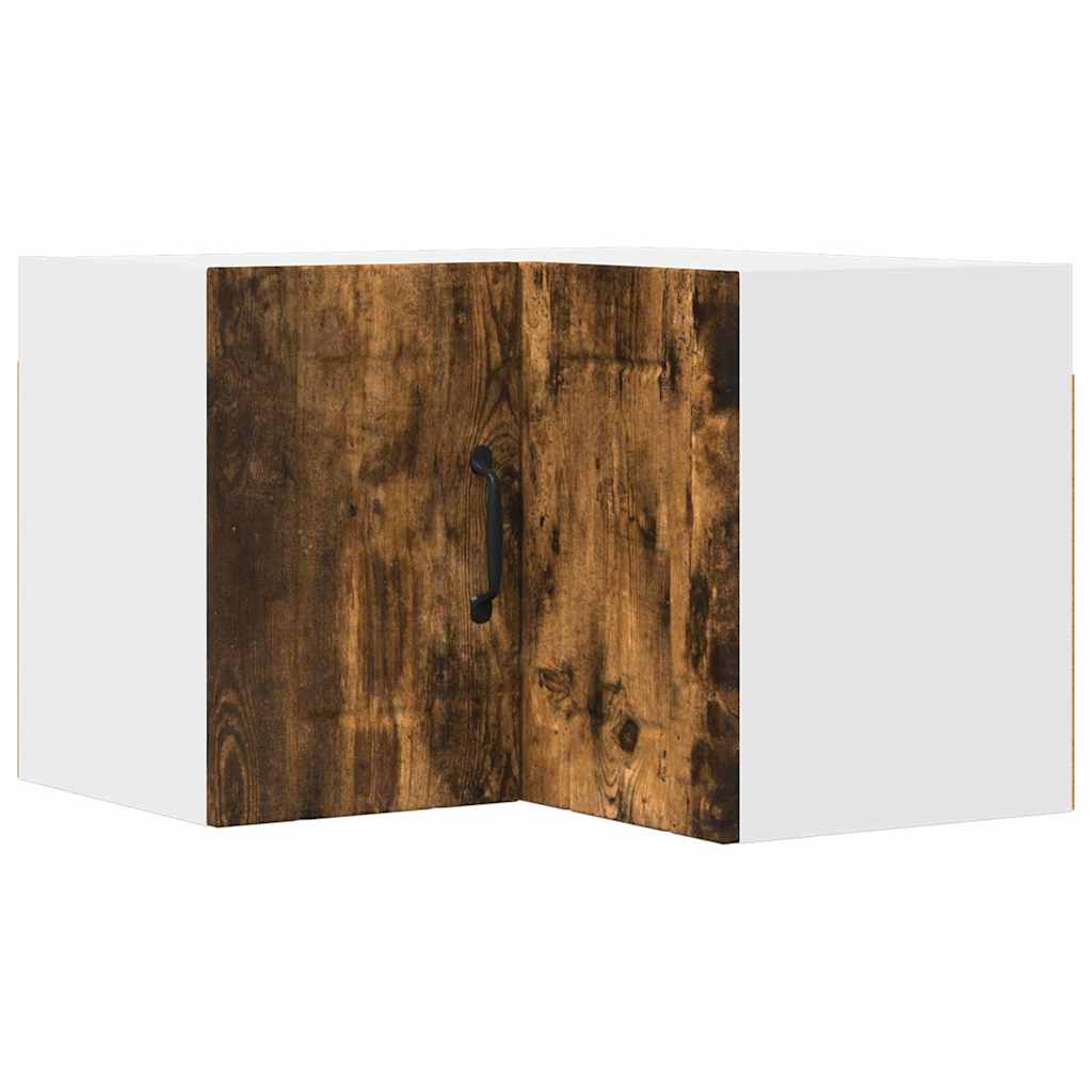 Vegghjørneskap LUCCA Røkt Eik 57 x 57 x 40 cm Konstruert tre
