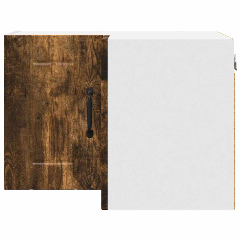 Vegghjørneskap LUCCA Røkt Eik 57 x 57 x 40 cm Konstruert tre