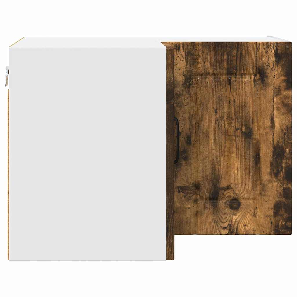 Vegghjørneskap LUCCA Røkt Eik 57 x 57 x 40 cm Konstruert tre