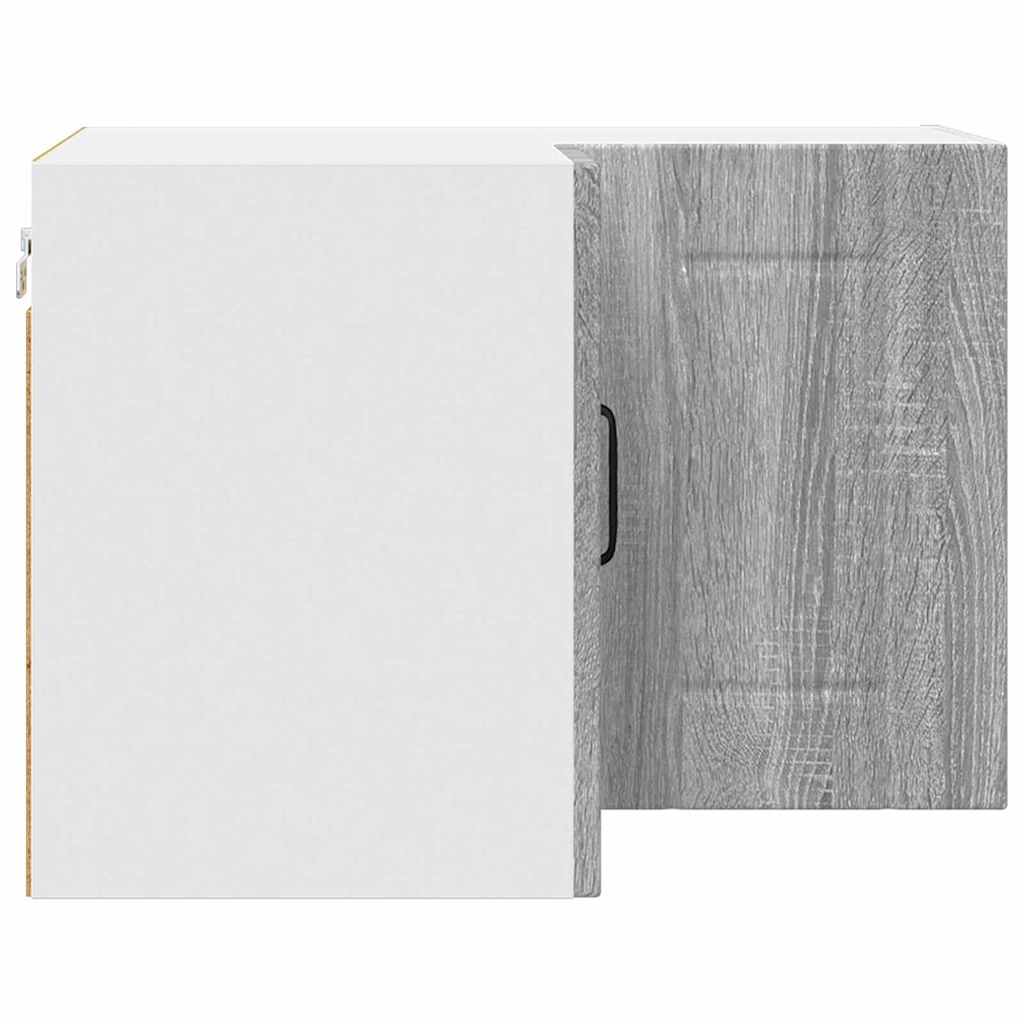 Vegghjørneskap LUCCA Grå sonoma 57 x 57 x 40 cm Konstruert tre