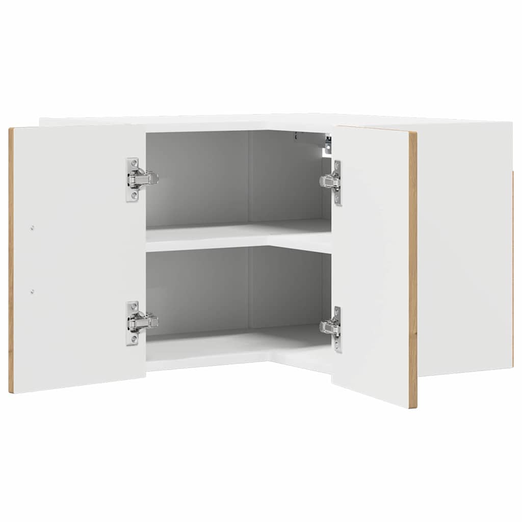 Vegghjørneskap LUCCA Artisan eik 57 x 57 x 40 cm Konstruert tre