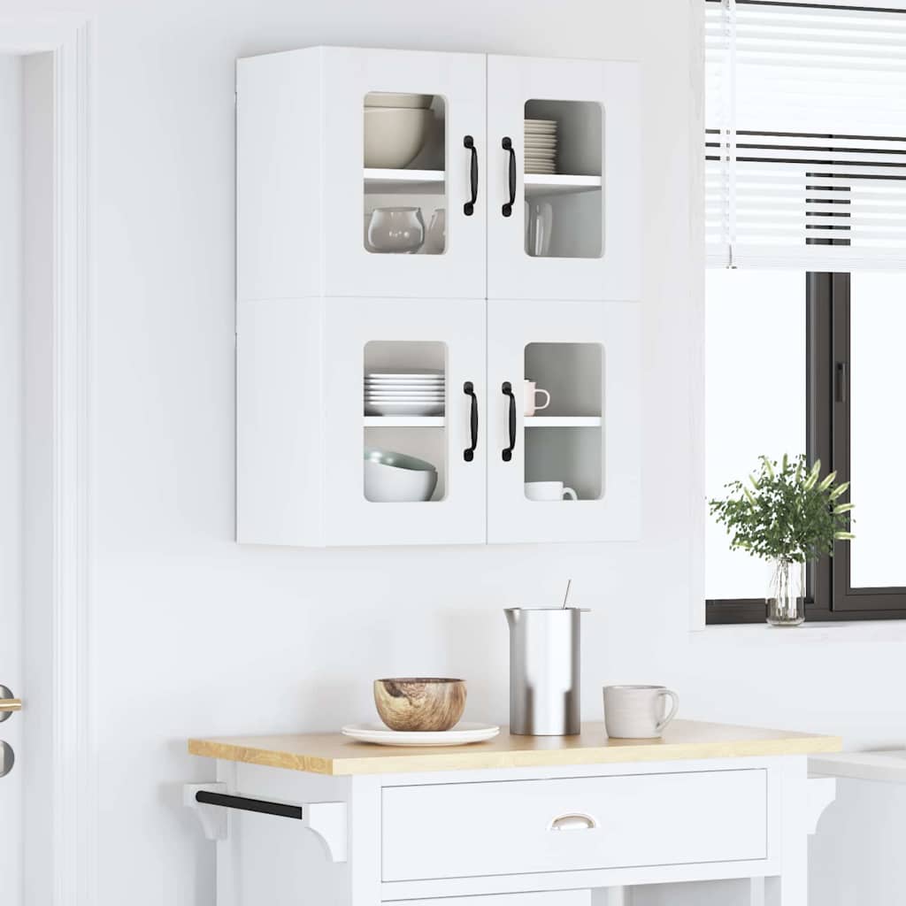 Vegghylle LUCCA Hvit 60 x 31 x 40 cm Konstruert tre