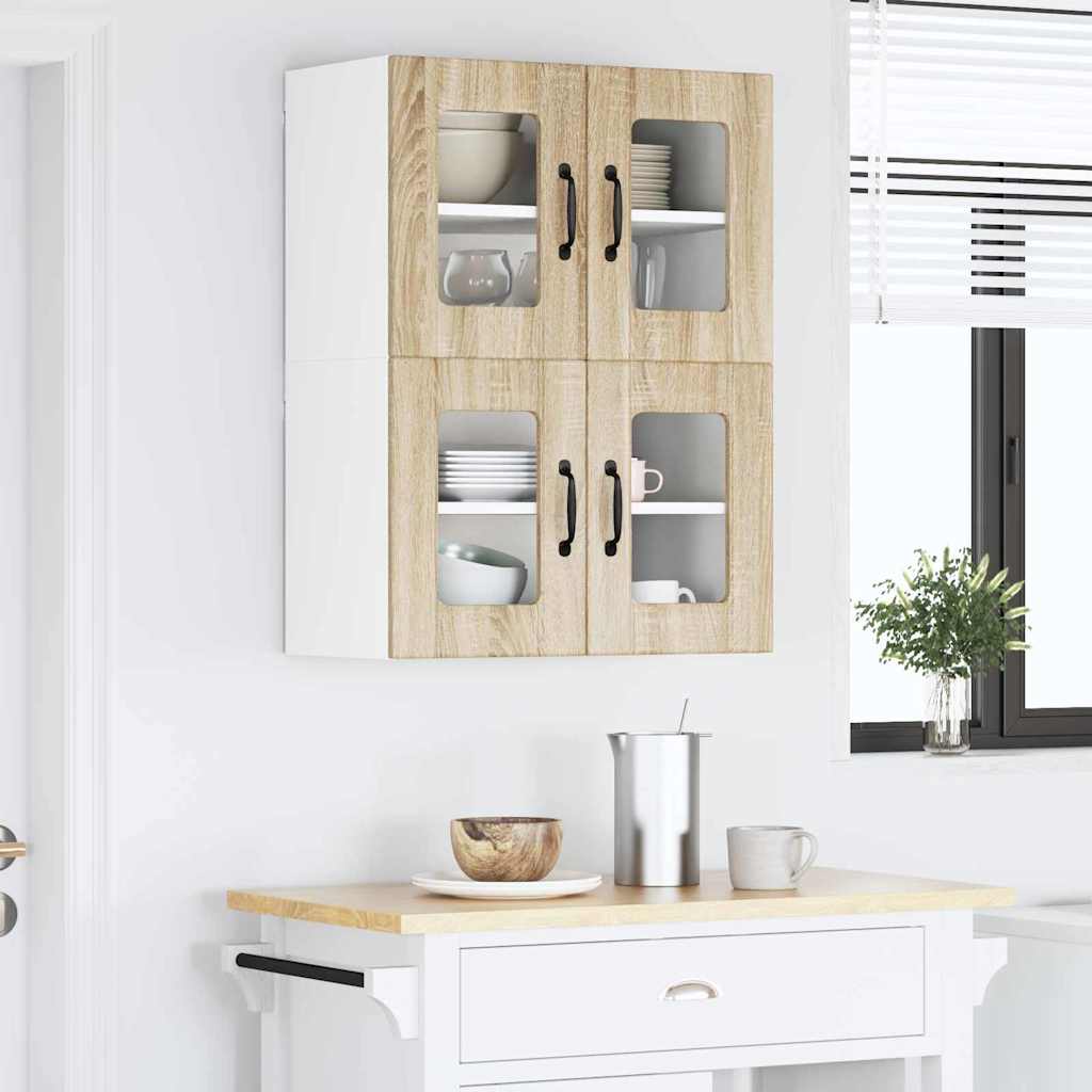 Vegghylle LUCCA Sonoma eik 60 x 31 x 40 cm Konstruert tre