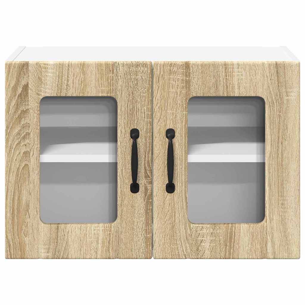 Vegghylle LUCCA Sonoma eik 60 x 31 x 40 cm Konstruert tre