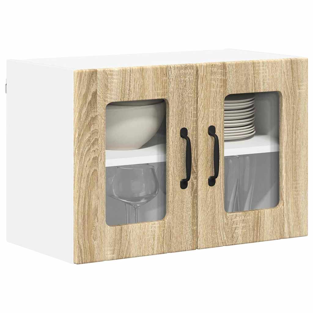 Vegghylle LUCCA Sonoma eik 60 x 31 x 40 cm Konstruert tre