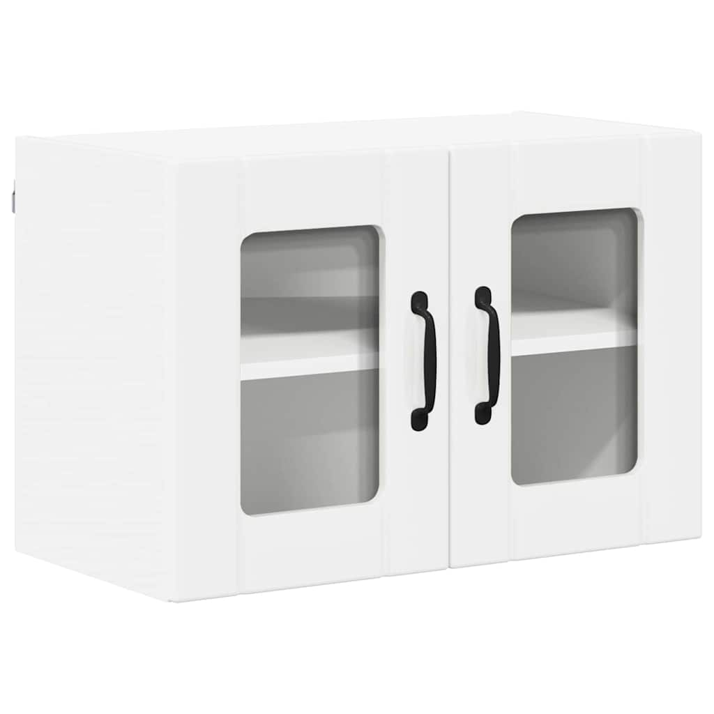 Vegghylle LUCCA Høgglans hvit 60 x 31 x 40 cm Konstruert tre