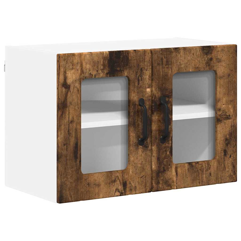 Vegghylle LUCCA Røkt Eik 60 x 31 x 40 cm Konstruert tre