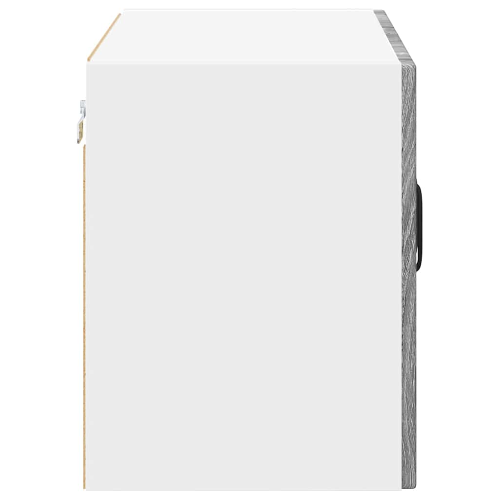 Kjøkken veggskap med hylle 2 pcs Grå Sonoma 60 x 31 x 40 cm