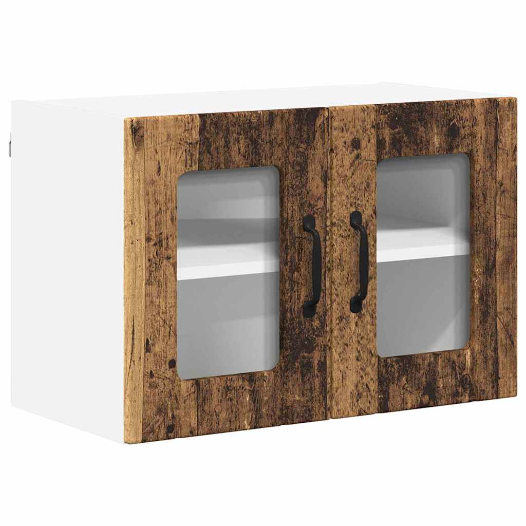 Vegghylle LUCCA Gammelt tre 60 x 31 x 40 cm Konstruert tre