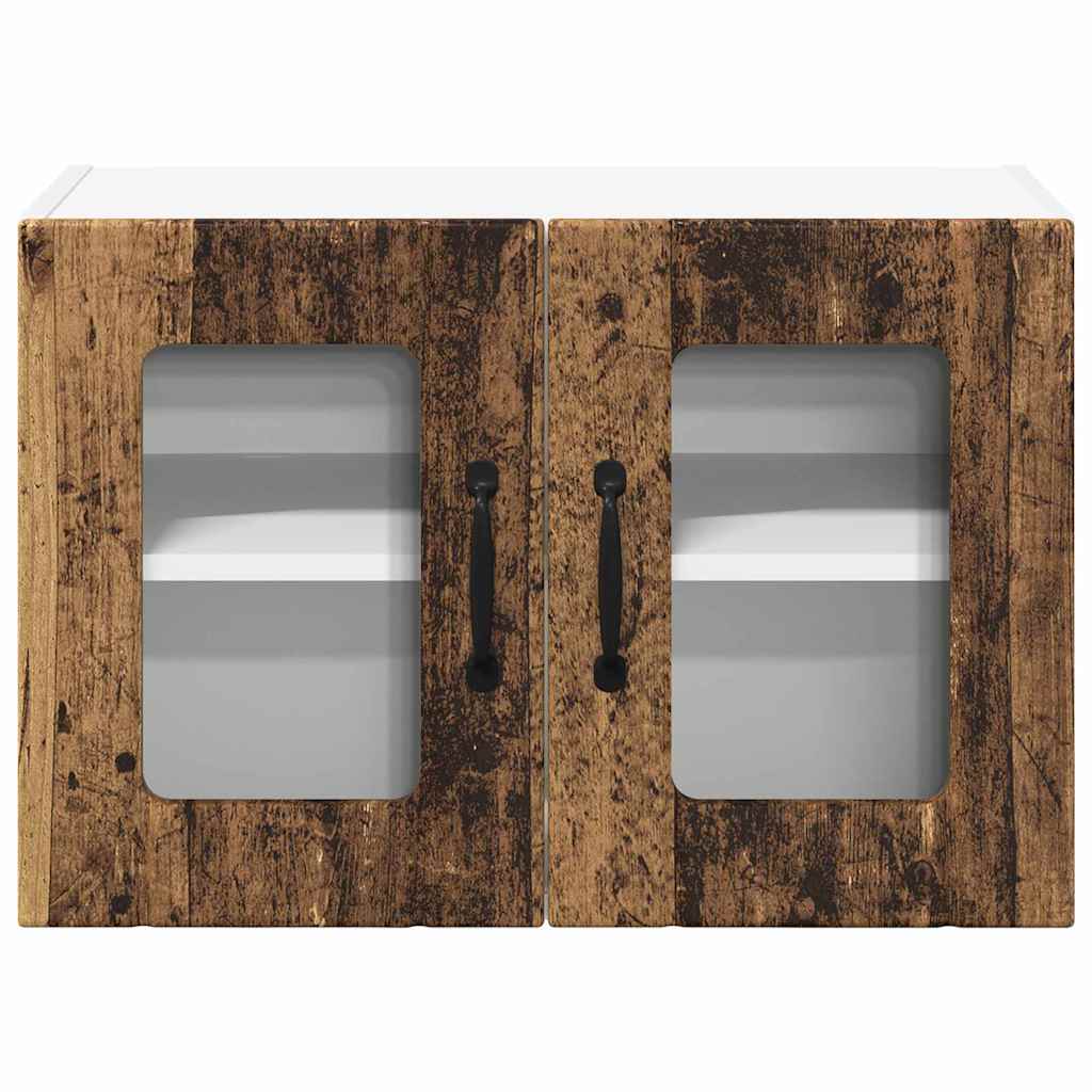 Vegghylle LUCCA Gammelt tre 60 x 31 x 40 cm Konstruert tre