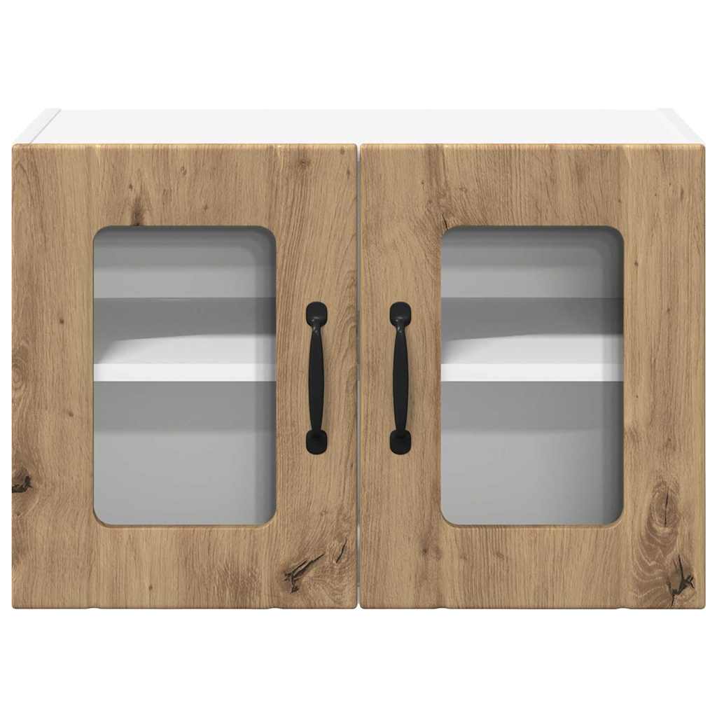 Vegghylle LUCCA 2 pcs Artisan eik 60 x 31 x 40 cm