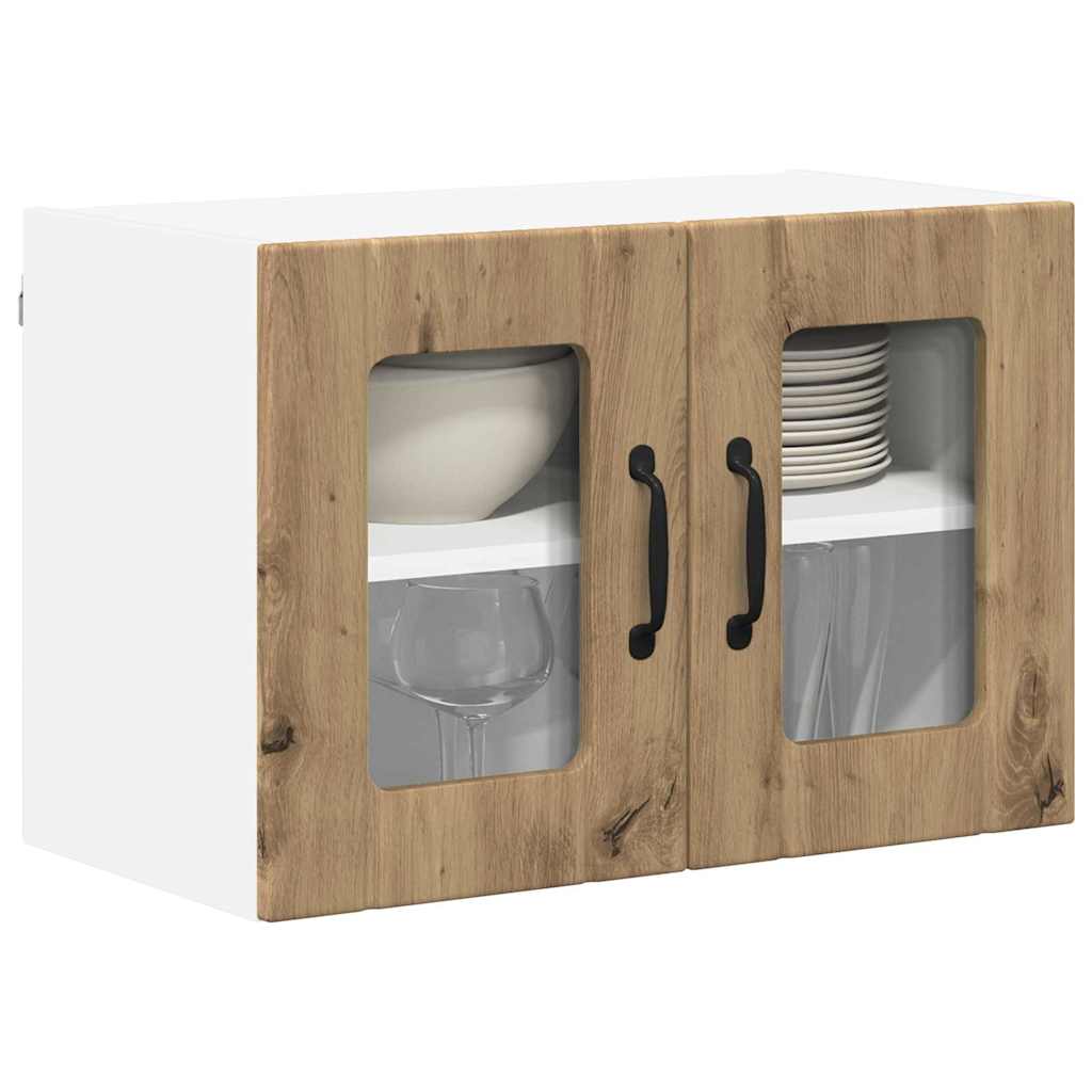 Vegghylle LUCCA 2 pcs Artisan eik 60 x 31 x 40 cm