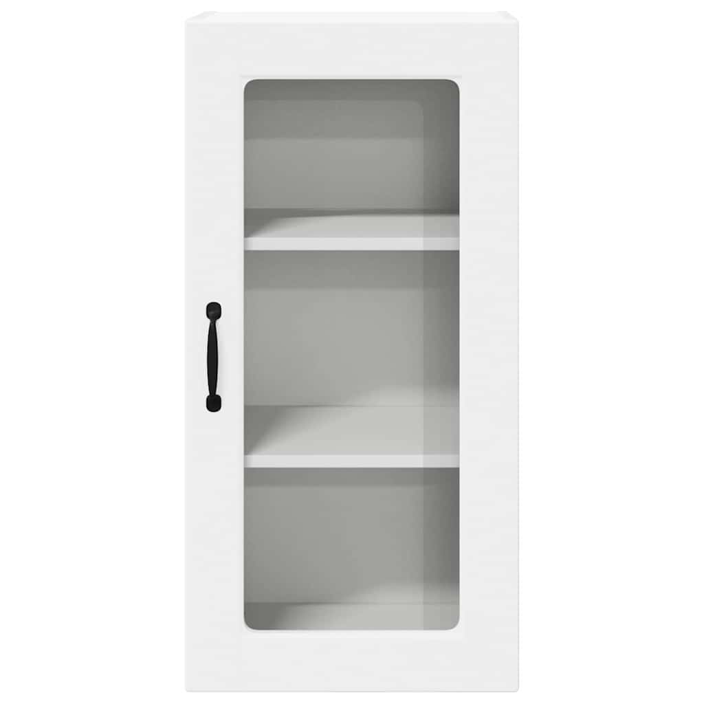 Vegghylle LUCCA Hvit 40 x 31 x 80 cm Konstruert tre