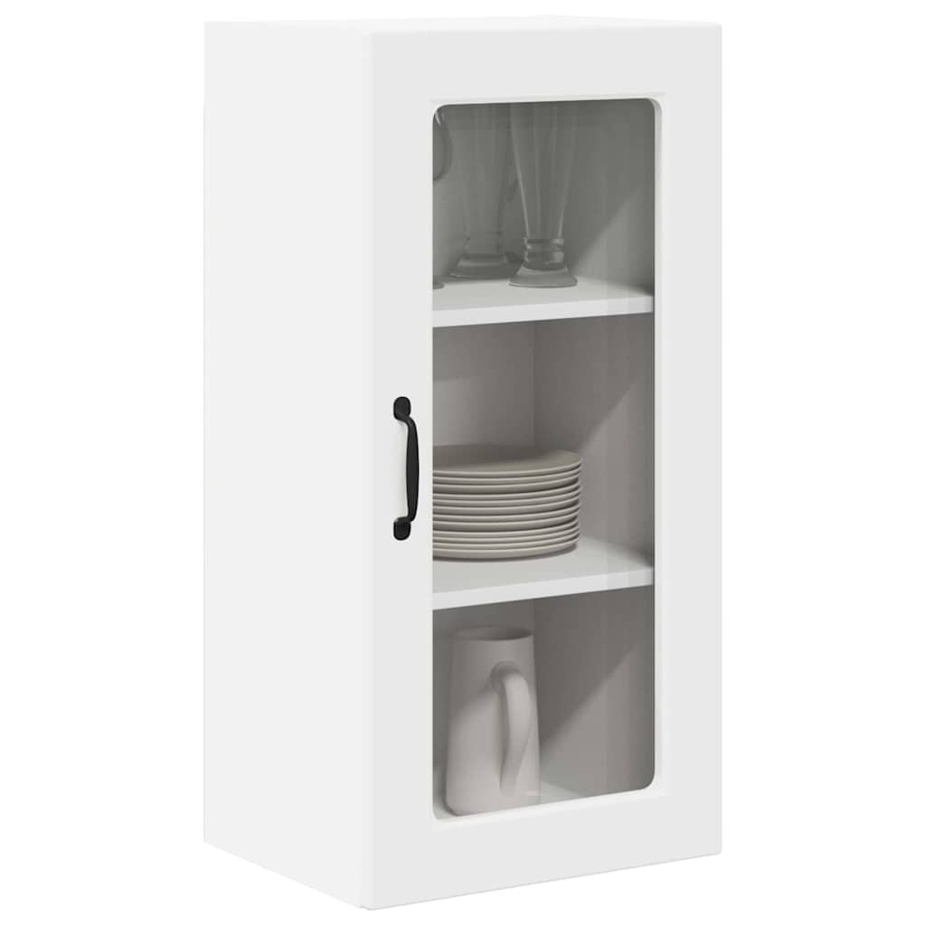 Vegghylle LUCCA Hvit 40 x 31 x 80 cm Konstruert tre
