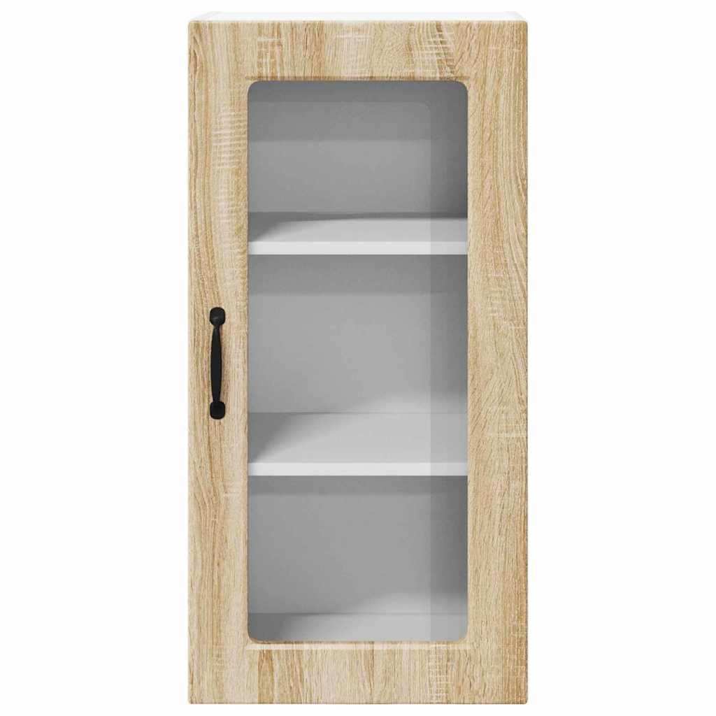 Vegghylle LUCCA Sonoma eik 40 x 31 x 80 cm Konstruert tre