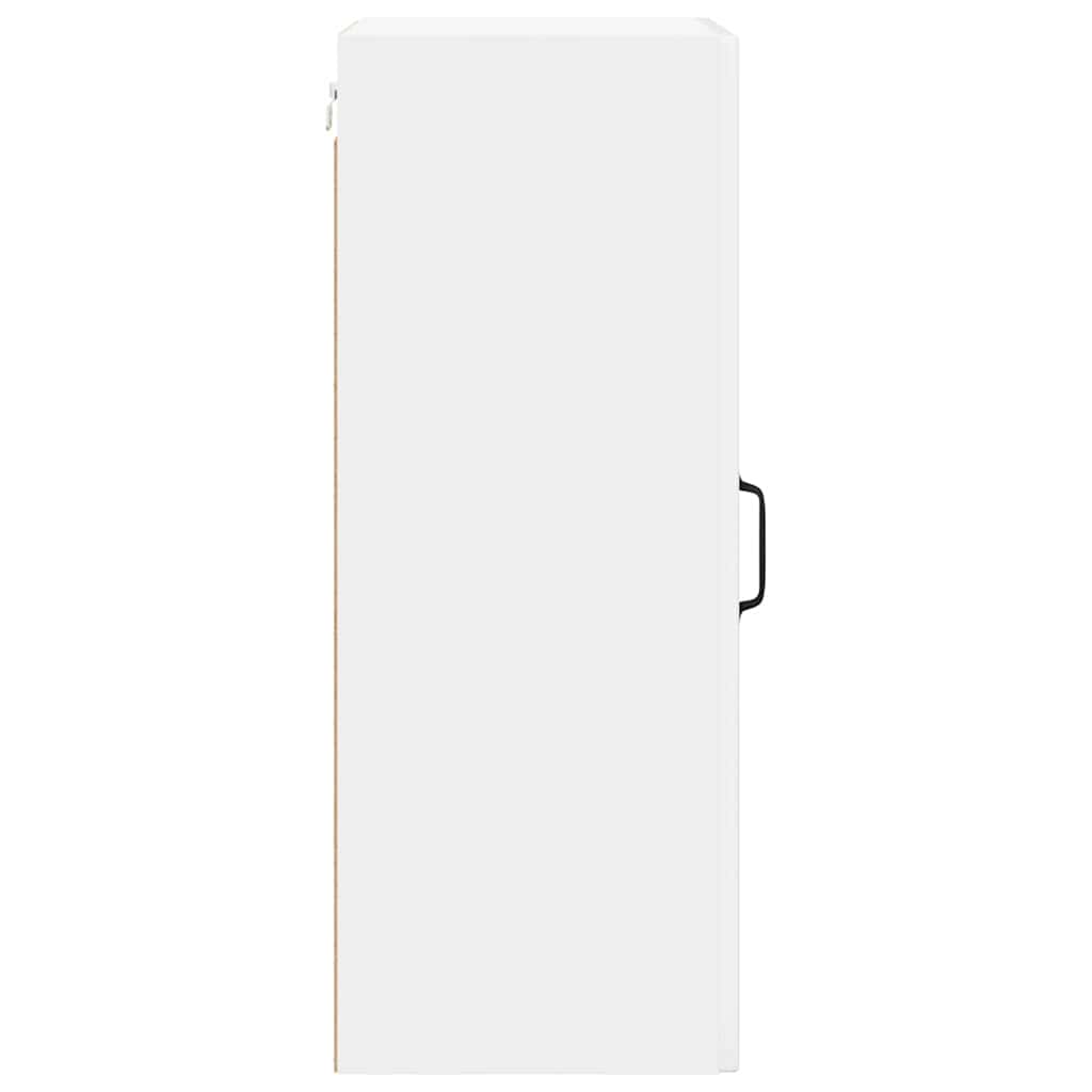 Vegghylle LUCCA Høgglans hvit 40 x 31 x 80 cm Konstruert tre
