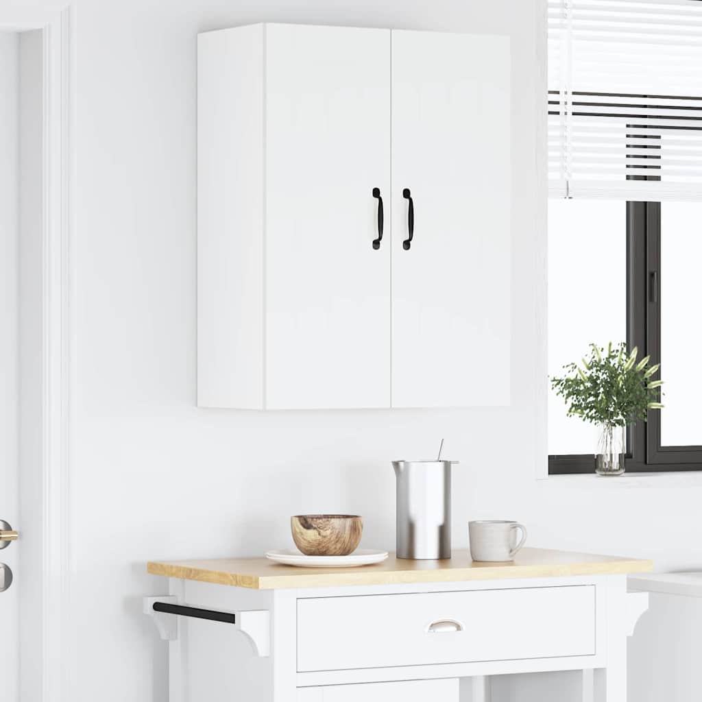 Veggskap LUCCA 2 pcs Hvit 30 x 31 x 80 cm Konstruert tre