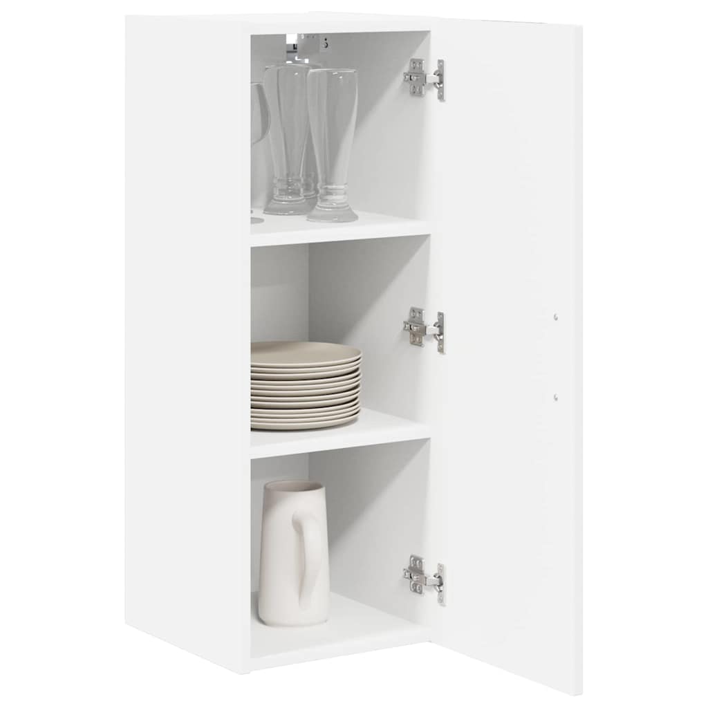 Veggskap LUCCA 2 pcs Hvit 30 x 31 x 80 cm Konstruert tre