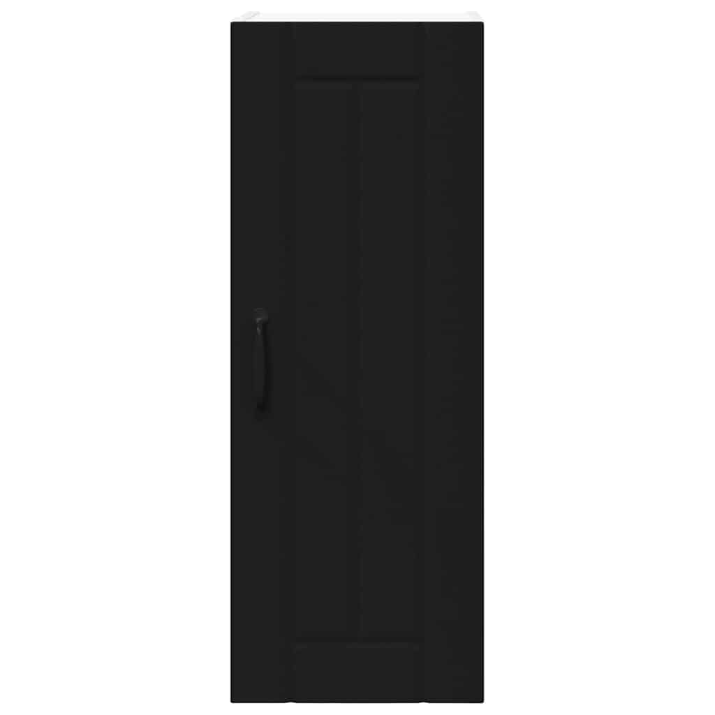 Veggskap LUCCA Svart 30 x 31 x 80 cm Konstruert tre