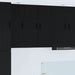 Veggskap LUCCA 2 pcs Svart 30 x 31 x 80 cm Konstruert tre