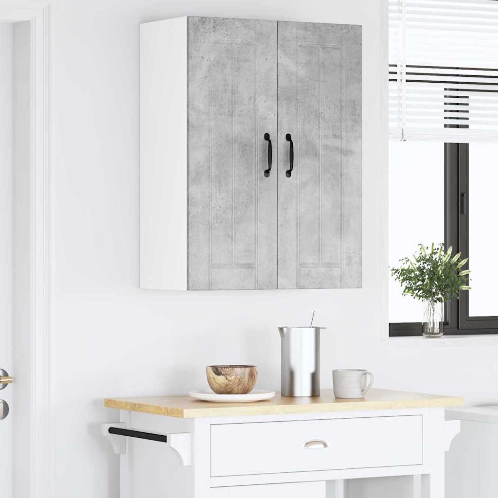 Veggskap LUCCA Betonggrå 30 x 31 x 80 cm Konstruert tre