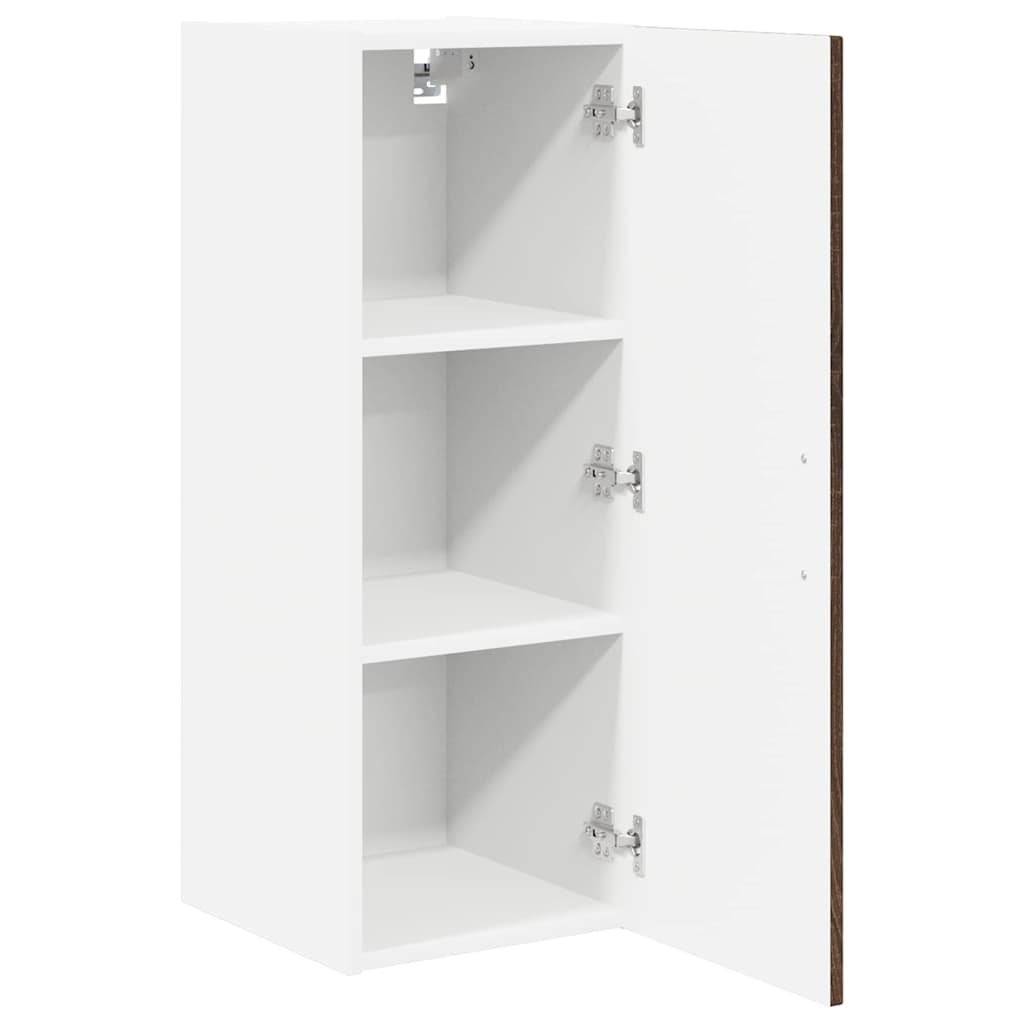 Veggskap LUCCA Brun eik 30 x 31 x 80 cm Konstruert tre