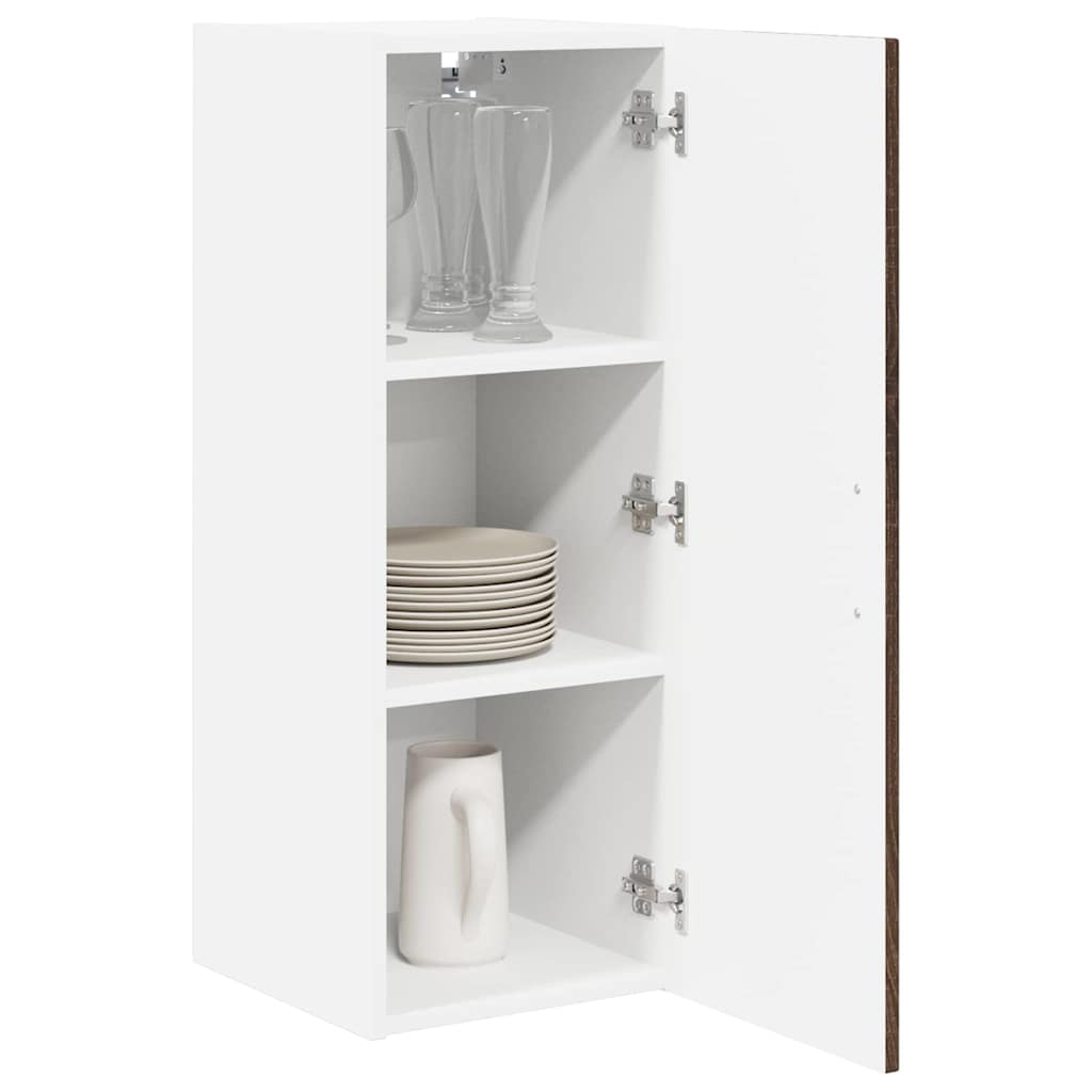 Veggskap LUCCA Brun eik 30 x 31 x 80 cm Konstruert tre