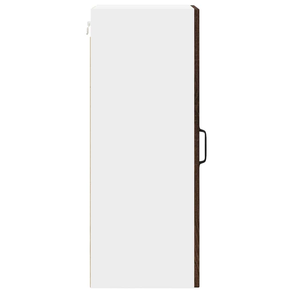 Veggskap LUCCA Brun eik 30 x 31 x 80 cm Konstruert tre