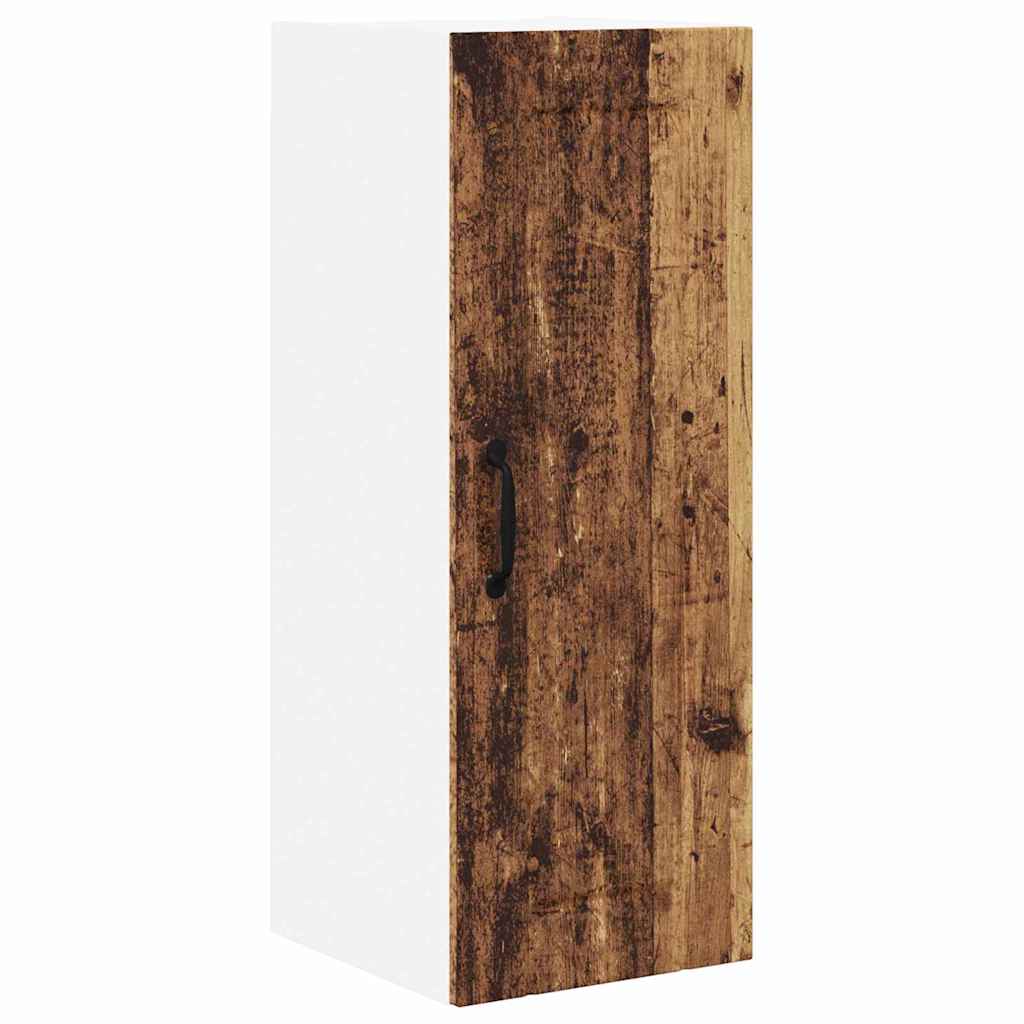 Veggskap LUCCA 2 pcs Gammelt tre 30 x 31 x 80 cm Konstruert tre