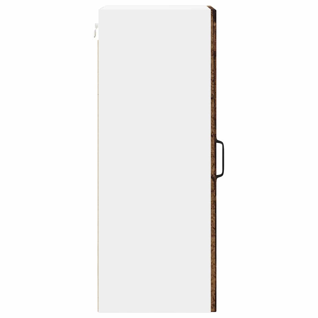 Veggskap LUCCA 2 pcs Gammelt tre 30 x 31 x 80 cm Konstruert tre