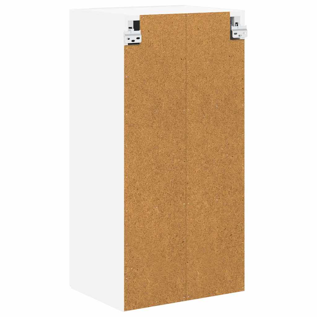 Kjøkken veggskap med hylle Hvit 40 x 31 x 80 cm Konstruert tre