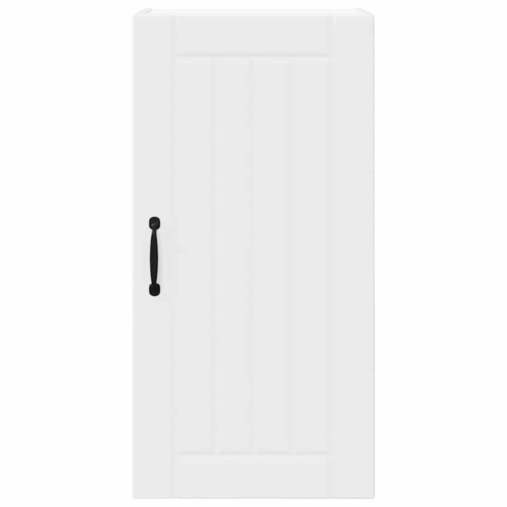 Kjøkken veggskap med hylle Hvit 40 x 31 x 80 cm Konstruert tre