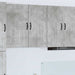 Veggskap LUCCA Betonggrå 40 x 31 x 80 cm Konstruert tre