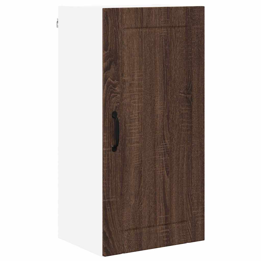 Veggskap LUCCA Brun eik 40 x 31 x 80 cm Konstruert tre