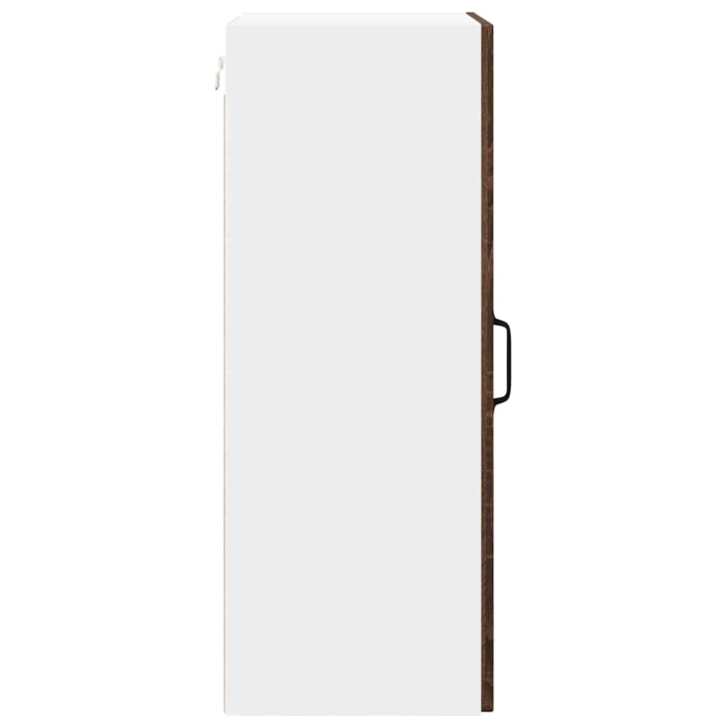 Veggskap LUCCA Brun eik 40 x 31 x 80 cm Konstruert tre