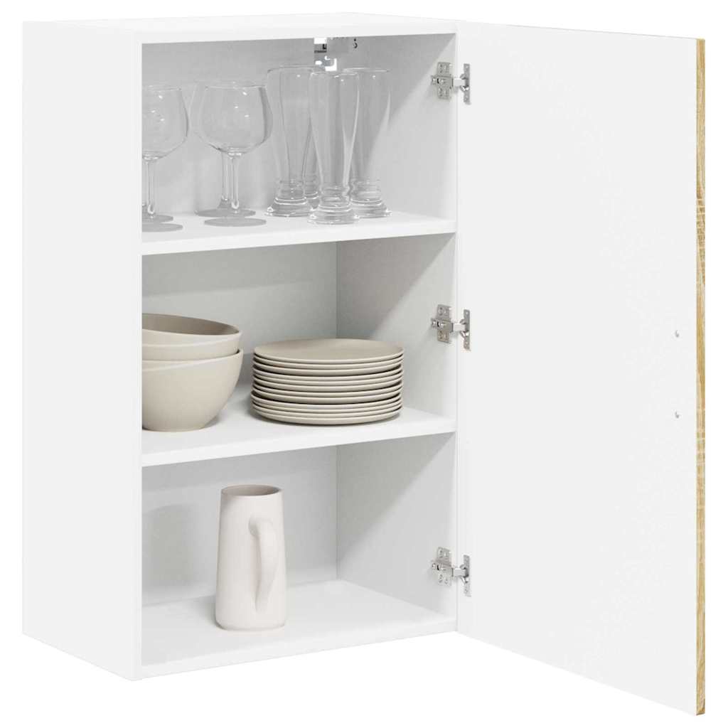Veggskap LUCCA Sonoma eik 50 x 31 x 80 cm Konstruert tre