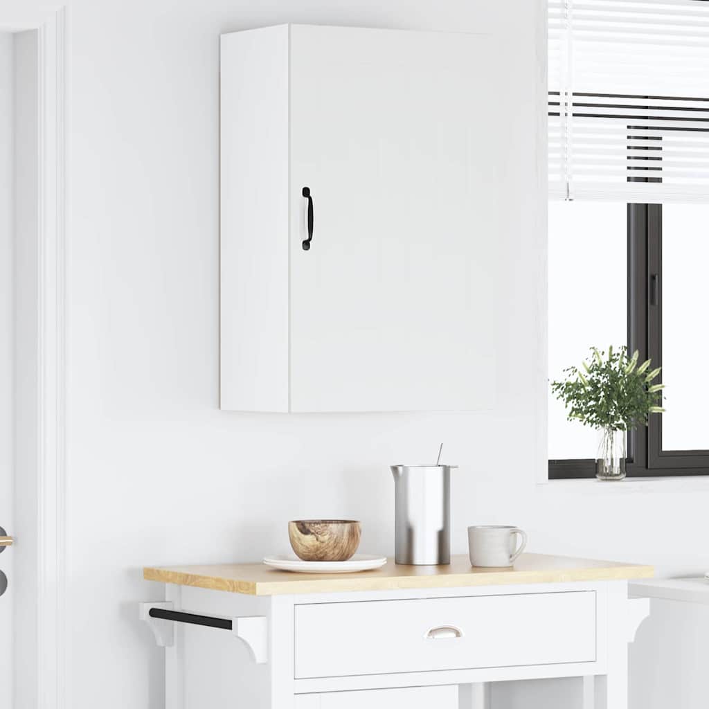 Veggskap LUCCA Høgglans hvit 50 x 31 x 80 cm Konstruert tre
