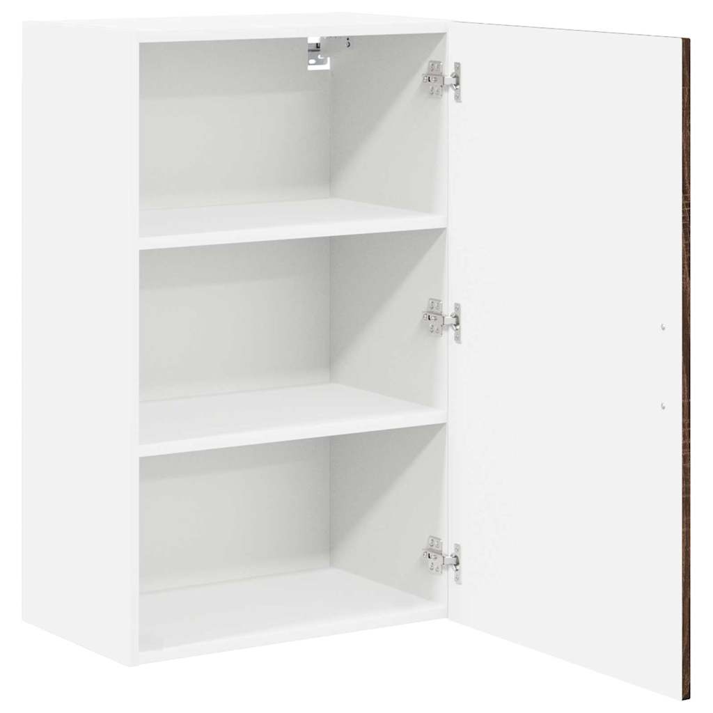 Veggskap LUCCA Brun eik 50 x 31 x 80 cm Konstruert tre