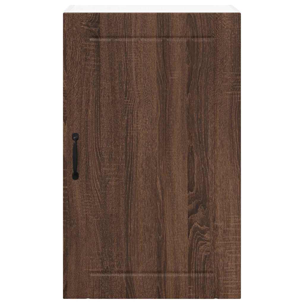 Veggskap LUCCA Brun eik 50 x 31 x 80 cm Konstruert tre