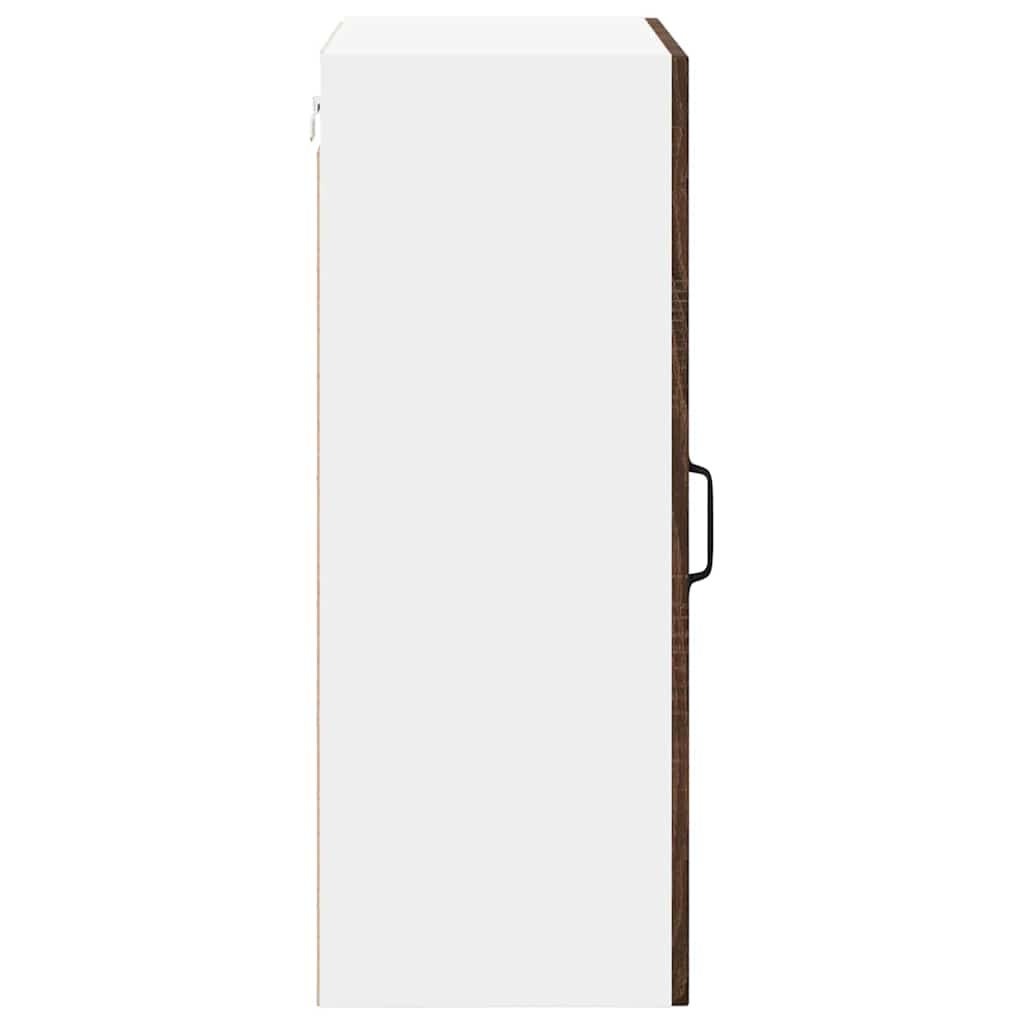 Veggskap LUCCA Brun eik 50 x 31 x 80 cm Konstruert tre