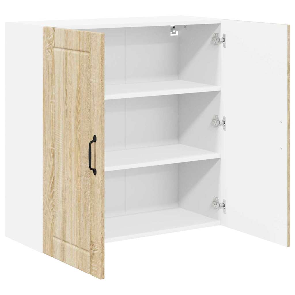 Veggskap LUCCA Sonoma eik 80 x 31 x 80 cm Konstruert tre