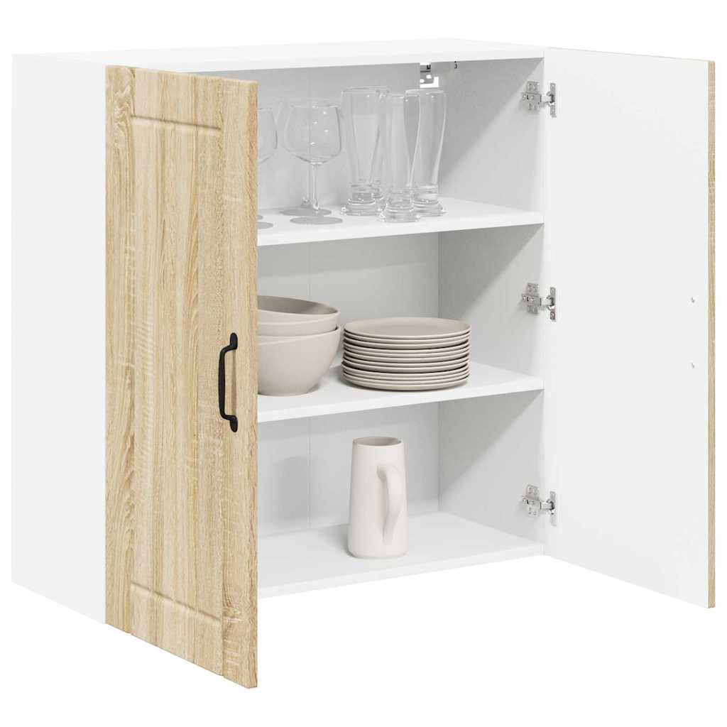 Veggskap LUCCA Sonoma eik 80 x 31 x 80 cm Konstruert tre