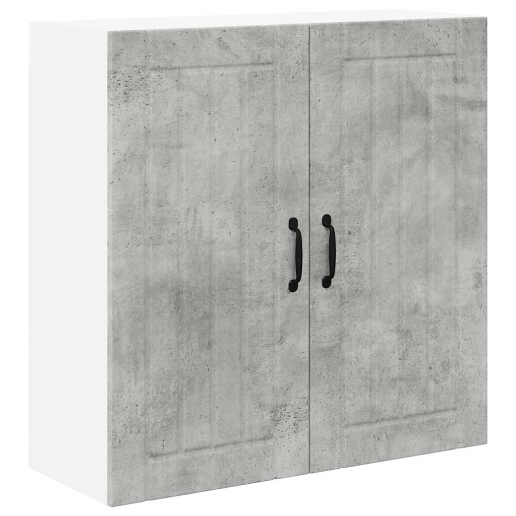 Veggskap LUCCA Betonggrå 80 x 31 x 80 cm Konstruert tre