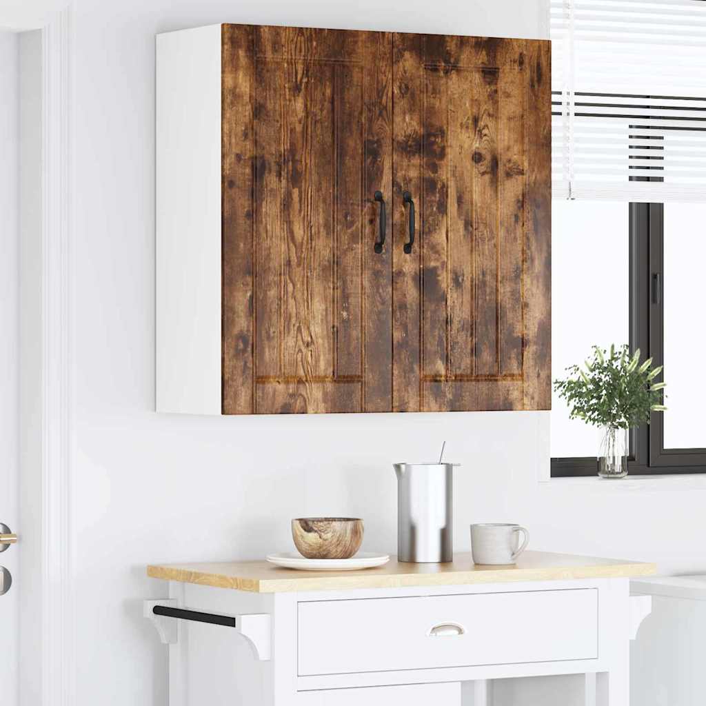 Veggskap LUCCA Røkt Eik 80 x 31 x 80 cm Konstruert tre