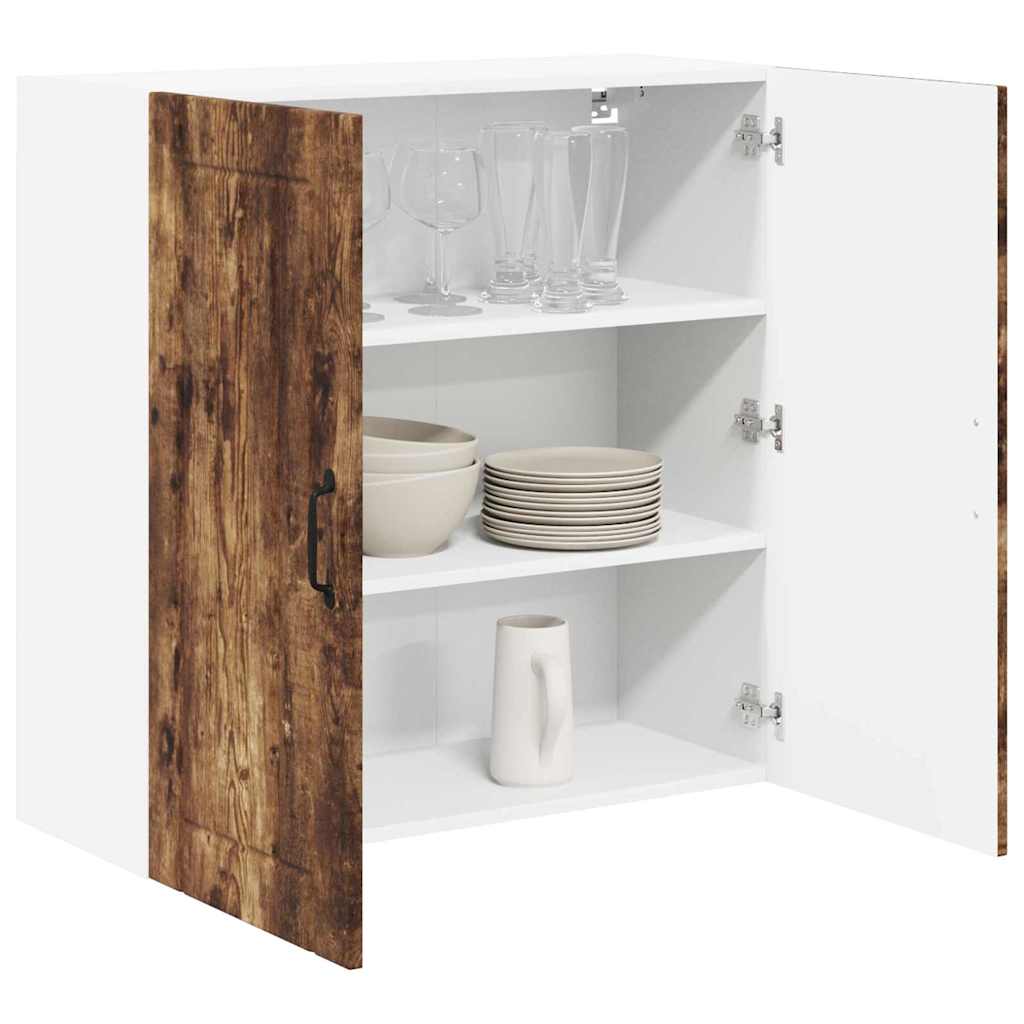 Veggskap LUCCA Røkt Eik 80 x 31 x 80 cm Konstruert tre