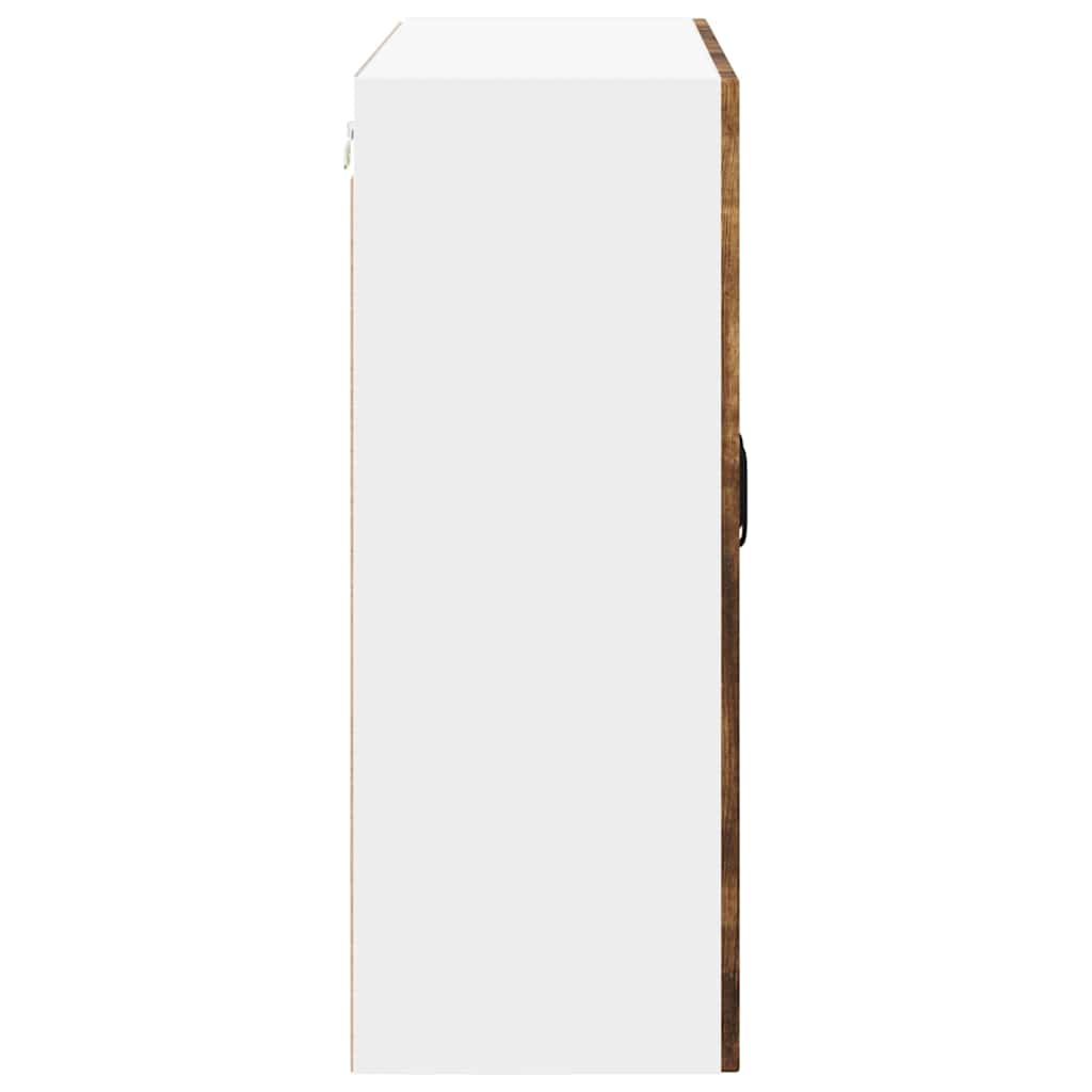 Veggskap LUCCA Røkt Eik 80 x 31 x 80 cm Konstruert tre