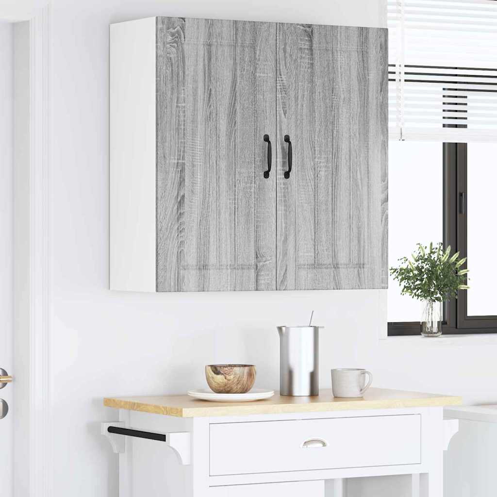Veggskap LUCCA Grå sonoma 80 x 31 x 80 cm Konstruert tre