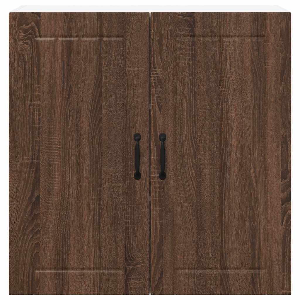 Veggskap LUCCA Brun eik 80 x 31 x 80 cm Konstruert tre