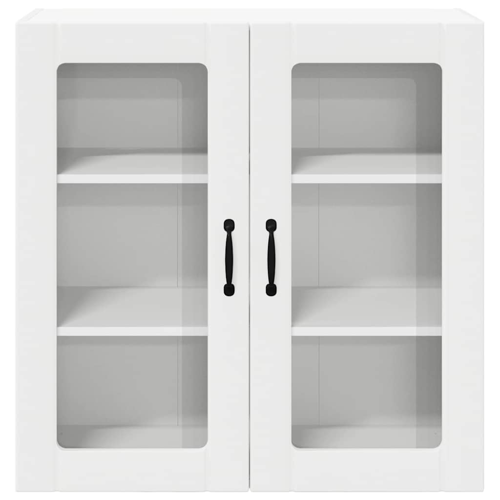 Vegghylle LUCCA Hvit 80 x 31 x 80 cm Konstruert tre
